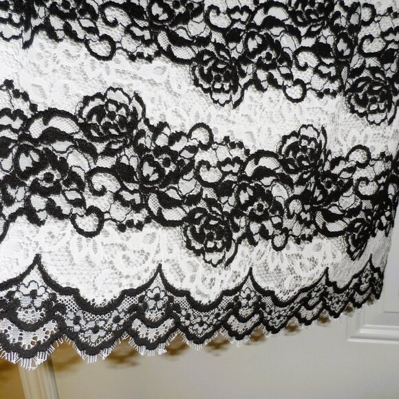 Isaac Mizrahi- Black and white blouse long sleeves - size M , NEW - Picture 6 of 12